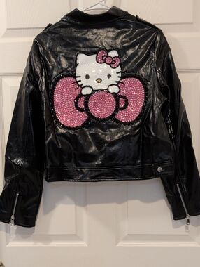 Hello Kitty® Stylish Lather Jacket – Great for Hello Kitty Lovers!!  Teen/Women